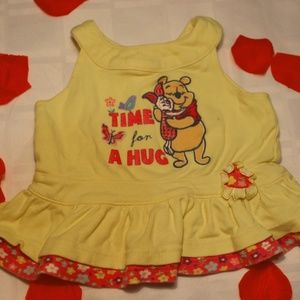 Winnie the Pooh Summer Shirt size 3-6M.